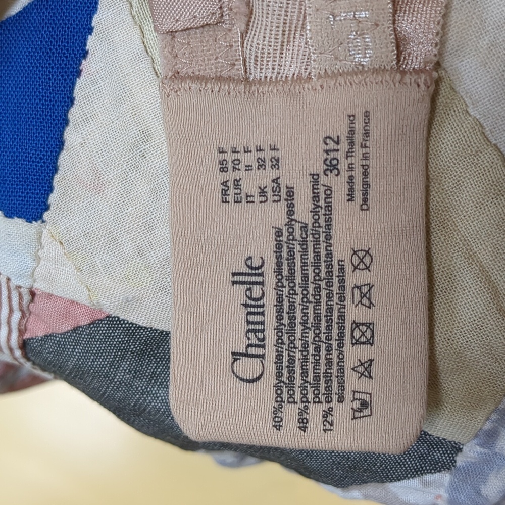 Chantelle Convertible T shirt Bra #3612 Size 32F - Picture 5 of 10